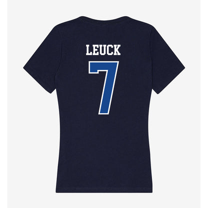 Creighton - NCAA Women's Volleyball : Ivy Leuck - Women's V-Neck T-Shirt-1