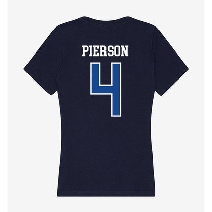 Creighton - NCAA Softball : Ashten Pierson - Women's V-Neck T-Shirt-1