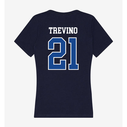Creighton - NCAA Softball : Karina Trevino - Women's V-Neck T-Shirt-1