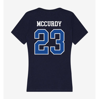 Creighton - NCAA Baseball : Mason McCurdy - Women's V-Neck T-Shirt-1
