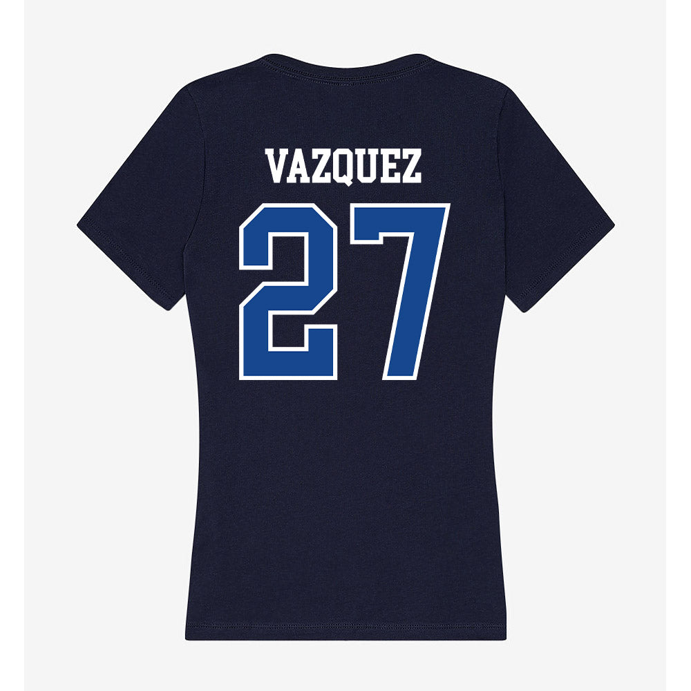 Creighton - NCAA Softball : Angelina Vazquez - Women's V-Neck T-Shirt-1