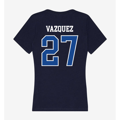 Creighton - NCAA Softball : Angelina Vazquez - Women's V-Neck T-Shirt-1
