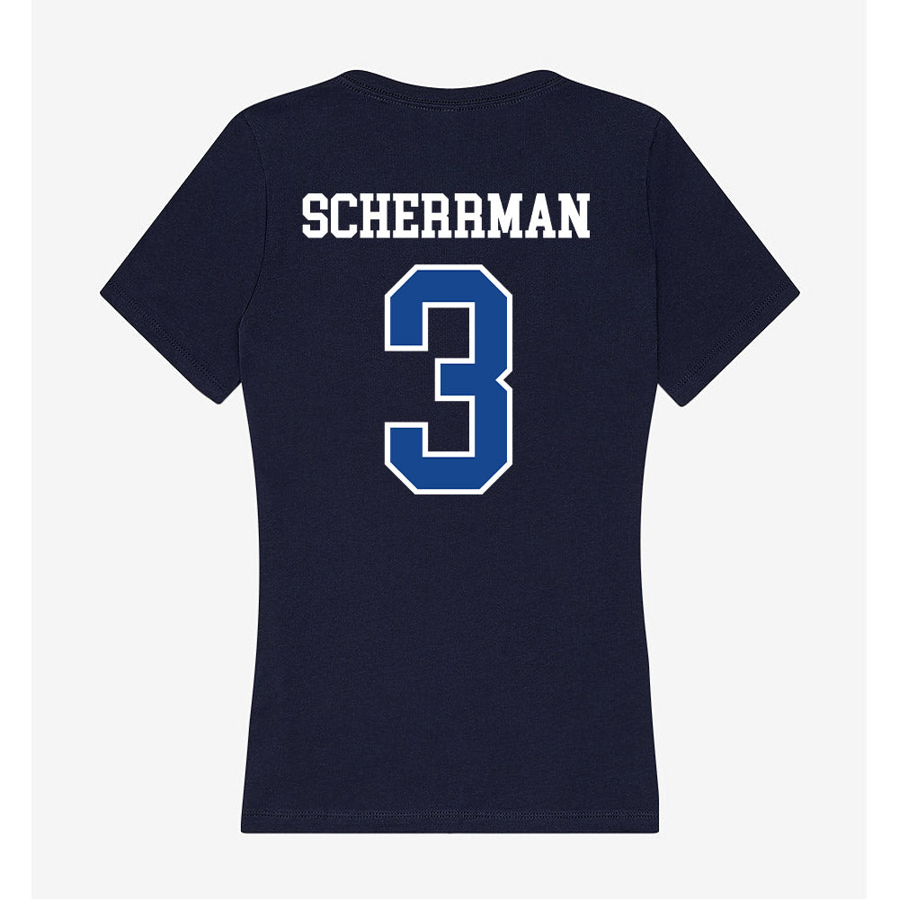 Creighton - NCAA Baseball : Matt Scherrman - Women's V-Neck T-Shirt-1