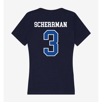 Creighton - NCAA Baseball : Matt Scherrman - Women's V-Neck T-Shirt-1