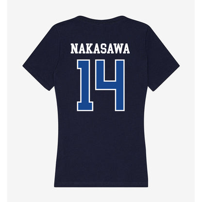 Creighton - NCAA Softball : Kenzie Nakasawa - Women's V-Neck T-Shirt-1