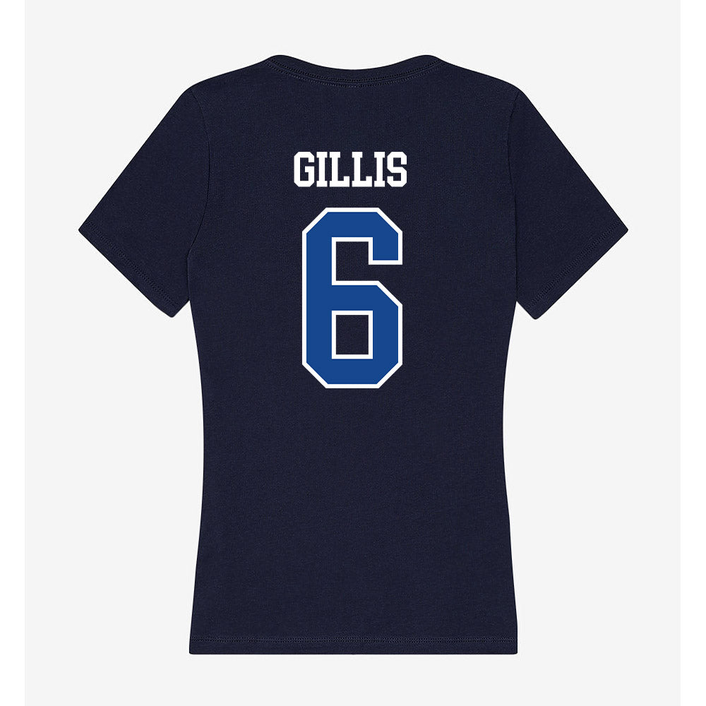 Creighton - NCAA Women's Soccer : Tori Gillis - Women's V-Neck T-Shirt-1