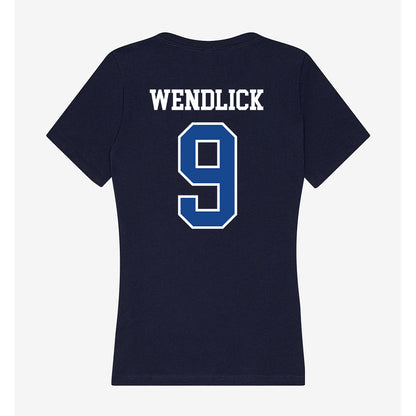 Creighton - NCAA Women's Volleyball : Sophia Wendlick - Women's V-Neck T-Shirt-1