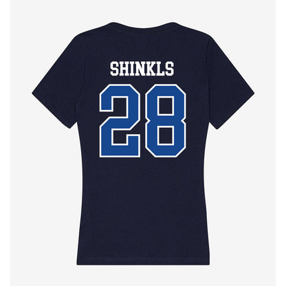 Creighton - NCAA Baseball : Brody Shinkls - Women's V-Neck T-Shirt-1