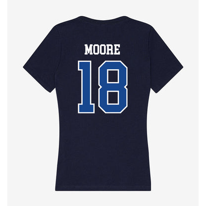 Creighton - NCAA Women's Soccer : Kennedy Moore - Women's V-Neck T-Shirt-1