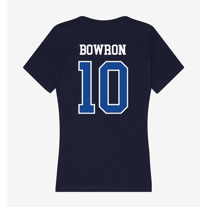 Creighton - NCAA Baseball : Nick Bowron - Women's V-Neck T-Shirt-1