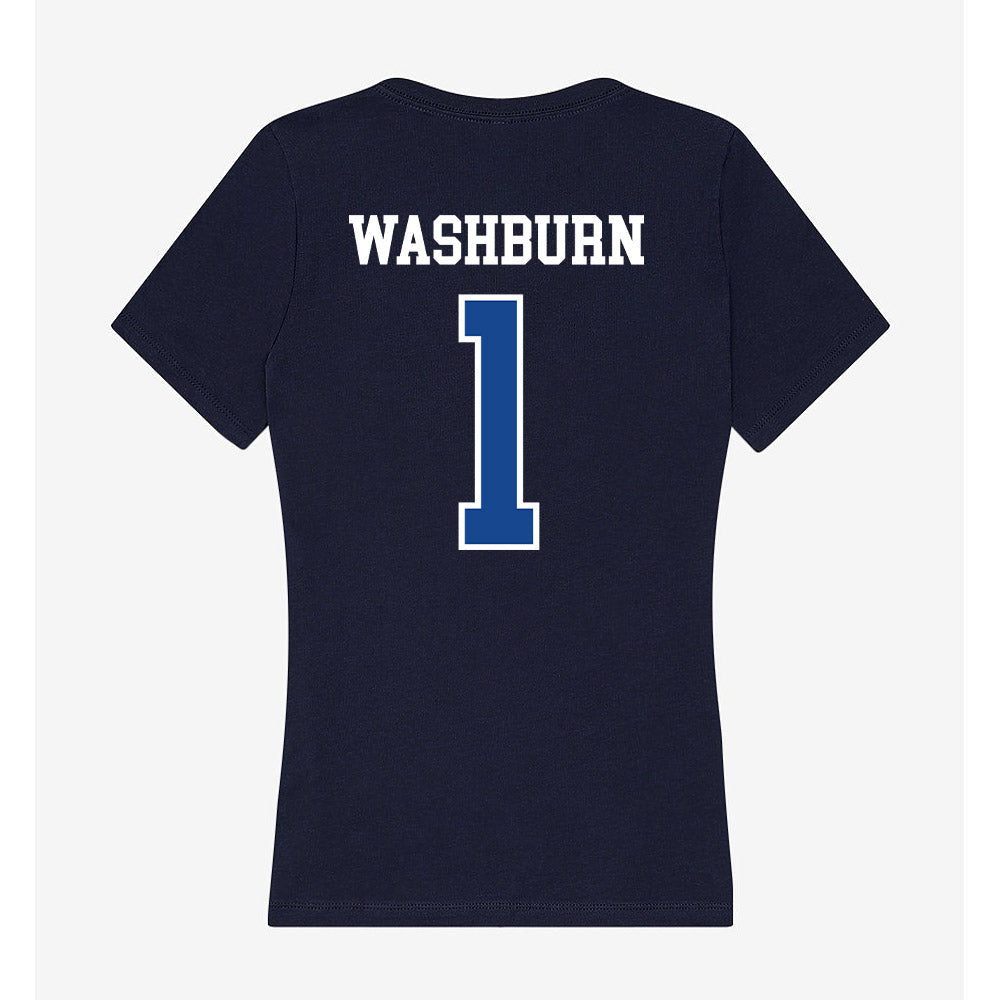 Creighton - NCAA Baseball : Joe Washburn - Women's V-Neck T-Shirt-1