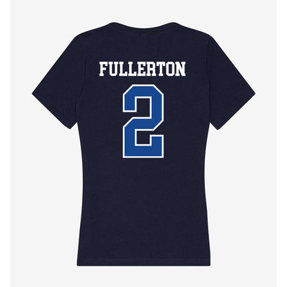 Creighton - NCAA Softball : Cydney Fullerton - Women's V-Neck T-Shirt-1