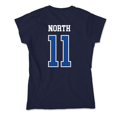 Creighton - NCAA Baseball : Ben North - Soft Style Women’s T-Shirt-1