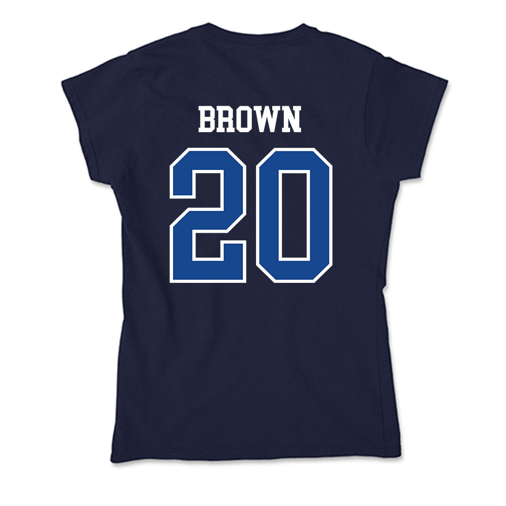 Creighton - NCAA Women's Soccer : Kelis Brown - Soft Style Women’s T-Shirt-1