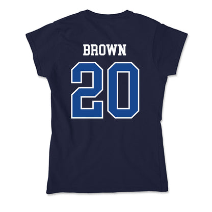 Creighton - NCAA Women's Soccer : Kelis Brown - Soft Style Women’s T-Shirt-1