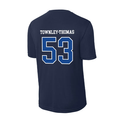 Creighton - NCAA Men's Basketball : Joshua Townley-Thomas - Activewear T-Shirt-1