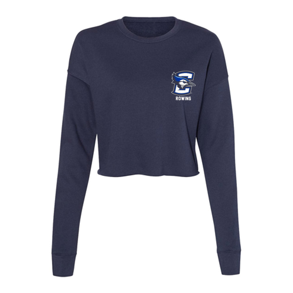 Creighton - NCAA Women's Rowing : Carli Schulz - Women's Cropped Crew Fleece-0