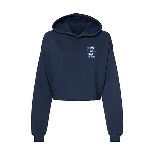 Creighton - NCAA Softball : Gracie Maloney - Women's Crop Fleece Hoodie-0