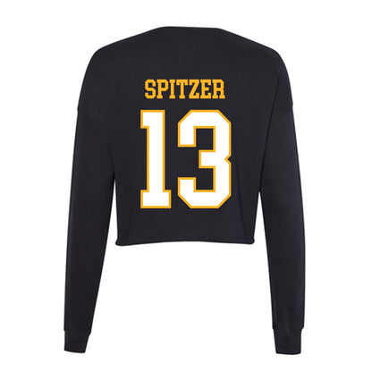 University of Wisconsin-Milwaukee - NCAA Baseball : Cole Spitzer - Women's Cropped Crew Fleece-1
