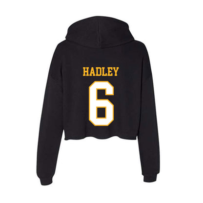 UW Milwaukee - NCAA Baseball : John Hadley - Women's Crop Fleece Hoodie-1