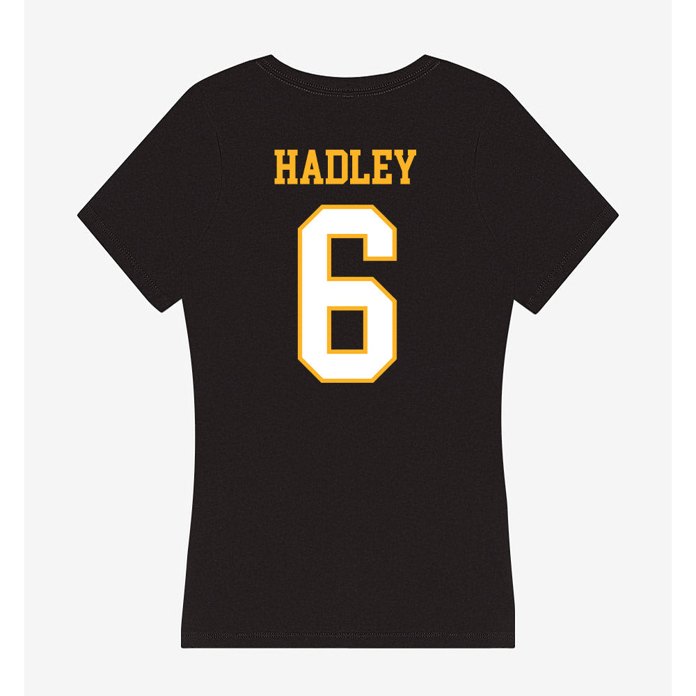 UW Milwaukee - NCAA Baseball : John Hadley - Women's V-Neck T-Shirt-1