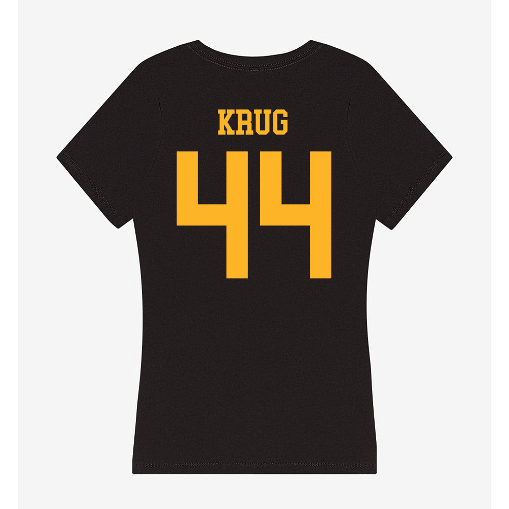 Valpo - NCAA Softball : Kayden Krug - Women's V-Neck T-Shirt-1