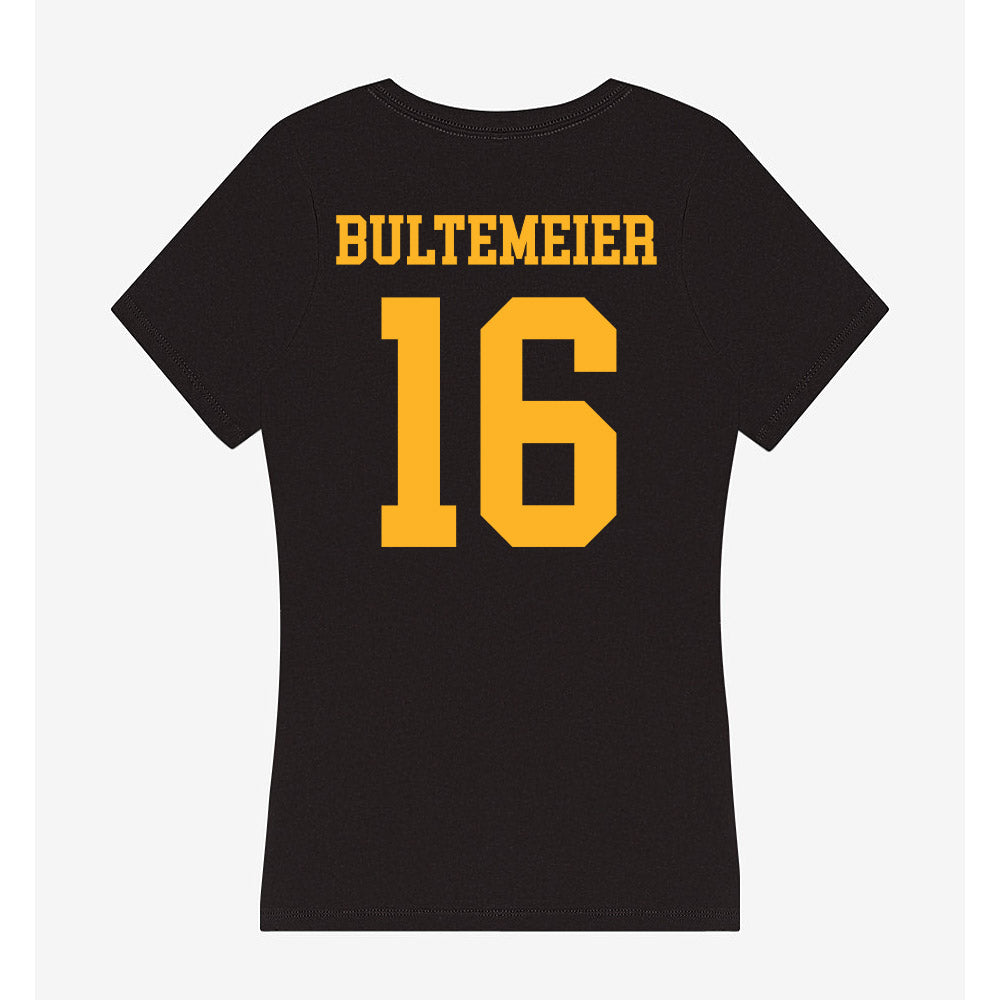 Valpo - NCAA Baseball : Justin Bultemeier - Women's V-Neck T-Shirt-1