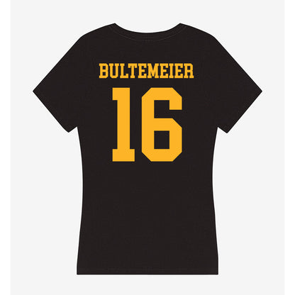 Valpo - NCAA Baseball : Justin Bultemeier - Women's V-Neck T-Shirt-1
