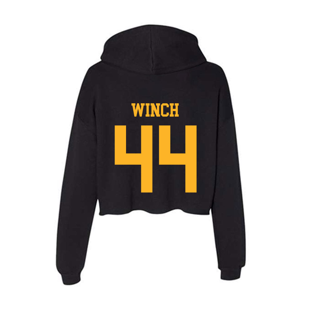 Valpo - NCAA Women's Basketball : Kamryn Winch - Women's Crop Fleece Hoodie-1