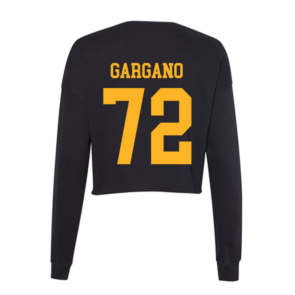 Valpo - NCAA Football : Noah Gargano - Women's Cropped Crew Fleece-1