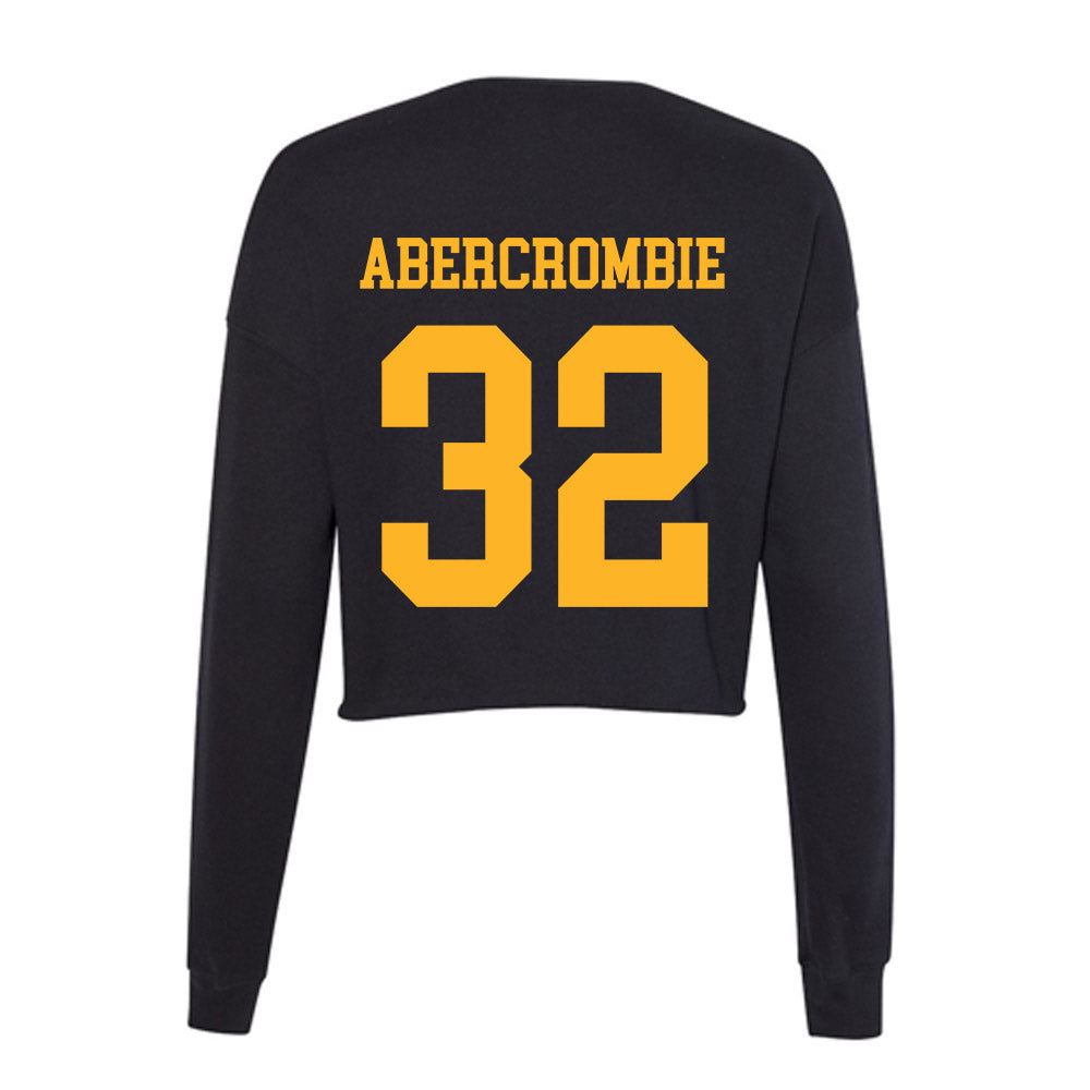 Valpo - NCAA Football : Colin Abercrombie - Women's Cropped Crew Fleece-1
