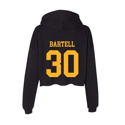 Valpo - NCAA Football : Frank Bartell - Women's Crop Fleece Hoodie-1