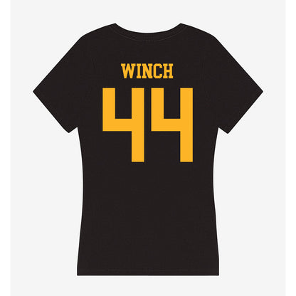 Valpo - NCAA Women's Basketball : Kamryn Winch - Women's V-Neck T-Shirt-1