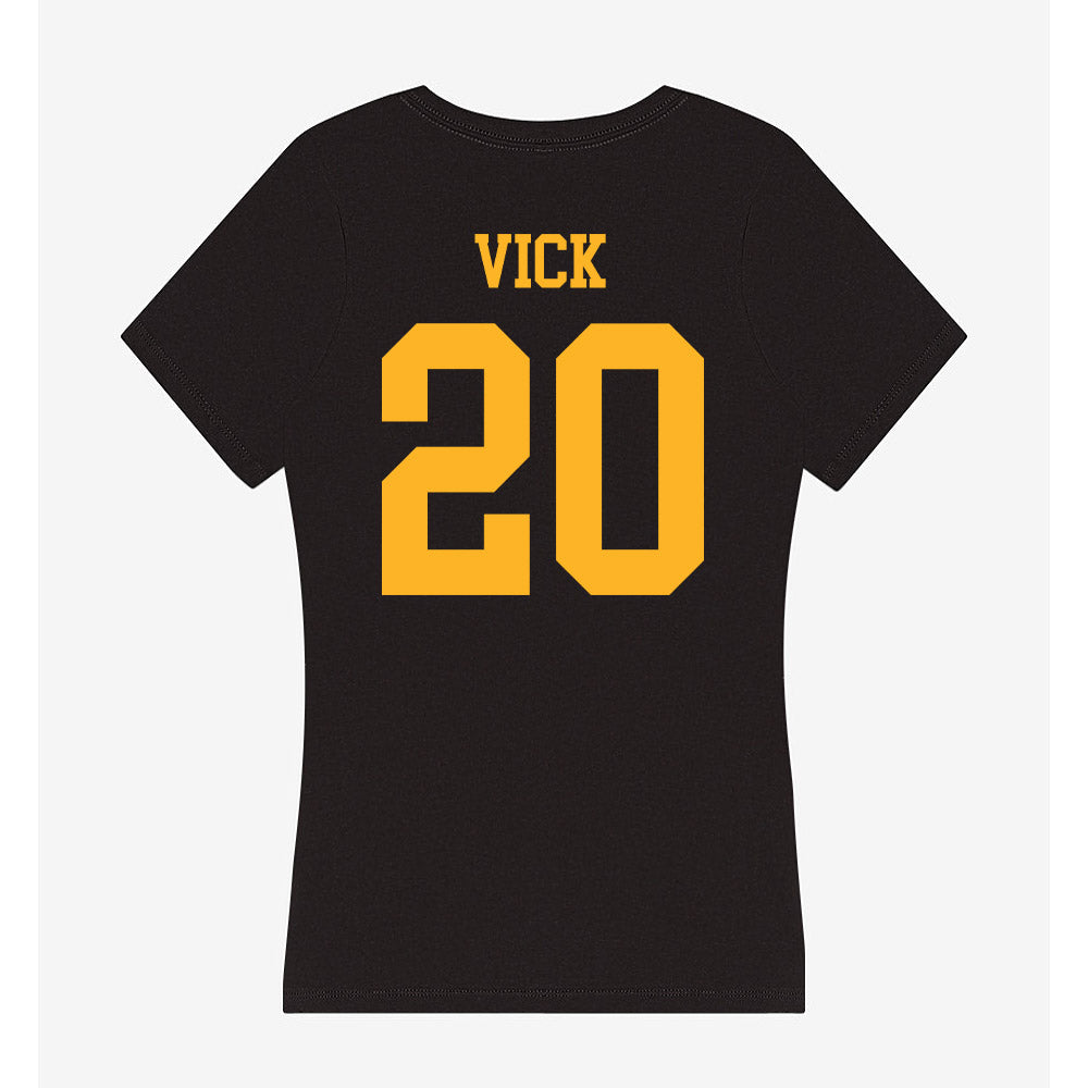 Valpo - NCAA Men's Basketball : Joe Vick - Women's V-Neck T-Shirt-1