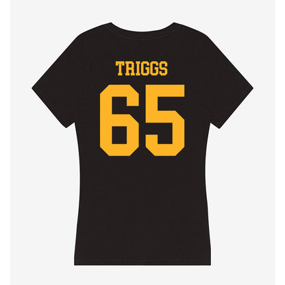 Valpo - NCAA Football : Evan Triggs - Women's V-Neck T-Shirt-1