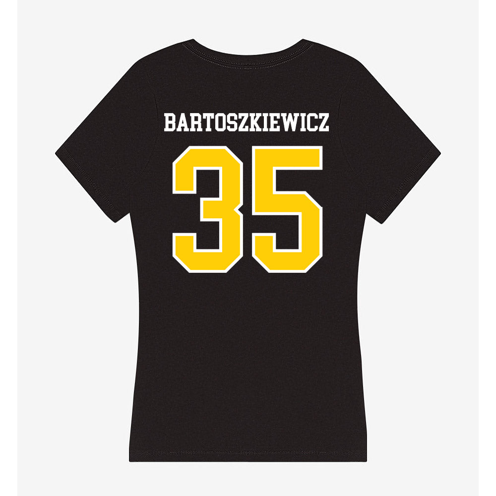 Michigan Tech - NCAA Men's Ice Hockey : Owen Bartoszkiewicz - Women's V-Neck T-Shirt-1