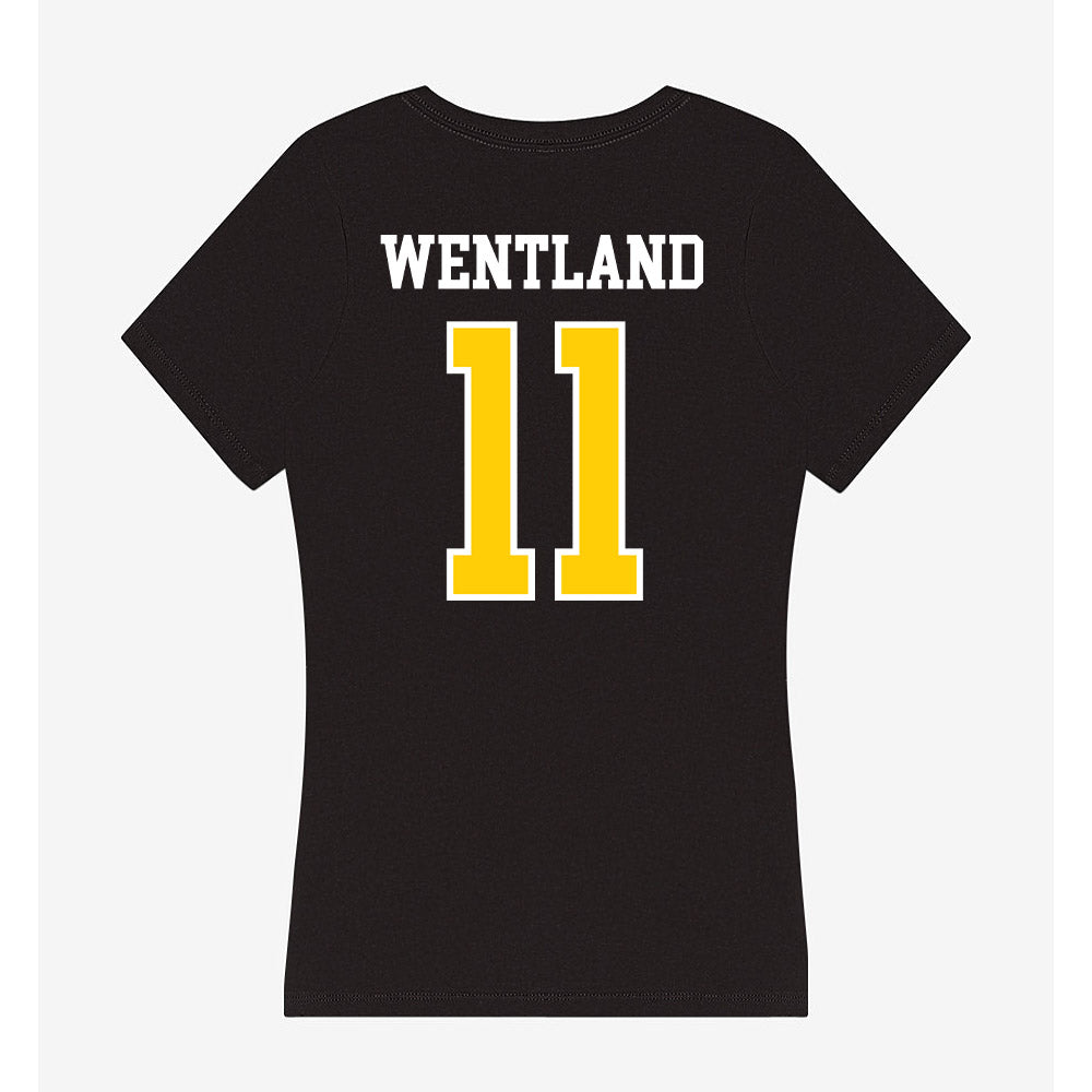 Michigan Tech - NCAA Women's Soccer : Marissa Wentland - Women's V-Neck T-Shirt-1