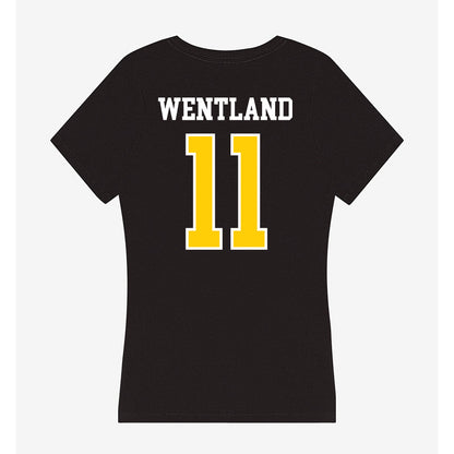 Michigan Tech - NCAA Women's Soccer : Marissa Wentland - Women's V-Neck T-Shirt-1