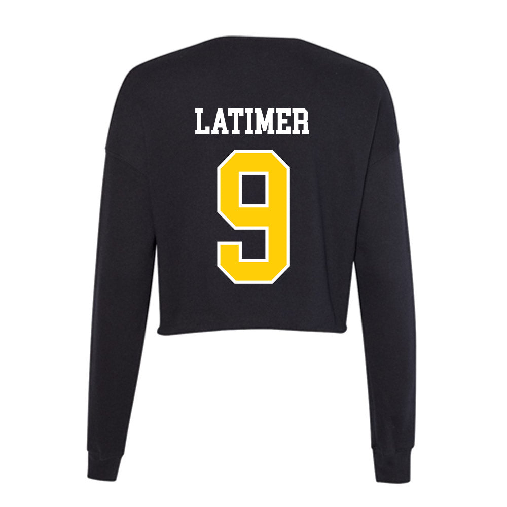 Michigan Tech - NCAA Men's Ice Hockey : Carson Latimer - Women's Cropped Crew Fleece-1