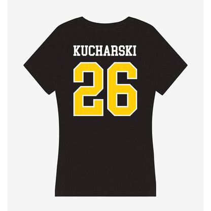 Michigan Tech - NCAA Football : Avery Kucharski - Women's V-Neck T-Shirt-1