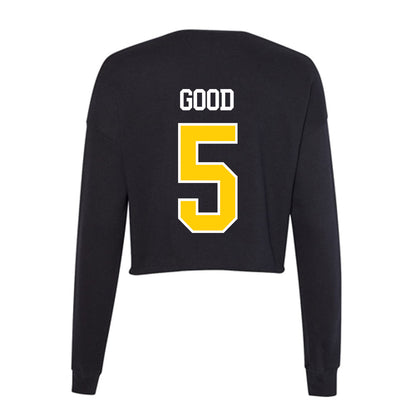 Michigan Tech - NCAA Football : Dionte' Good - Women's Cropped Crew Fleece-1