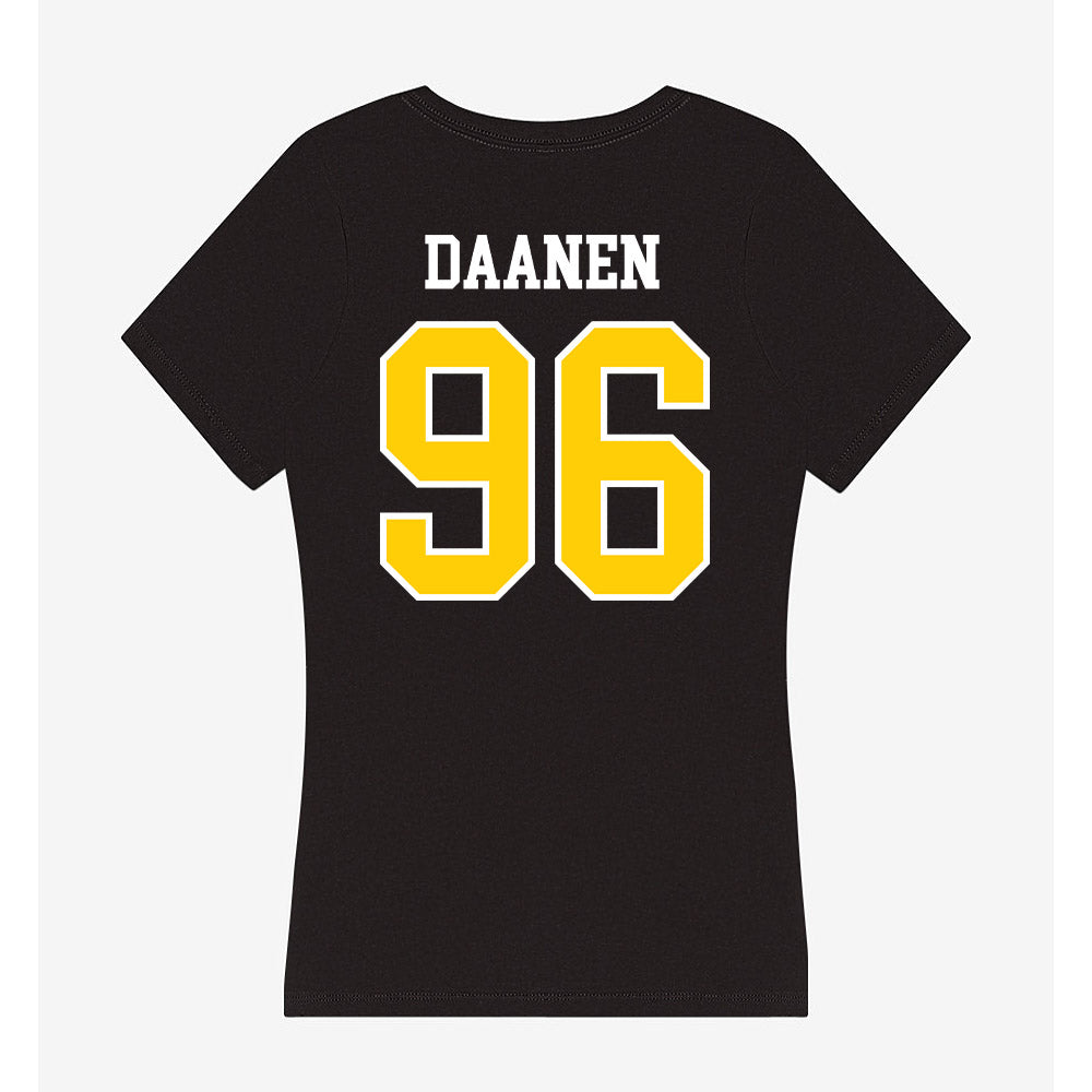 Michigan Tech - NCAA Football : James Daanen - Women's V-Neck T-Shirt-1
