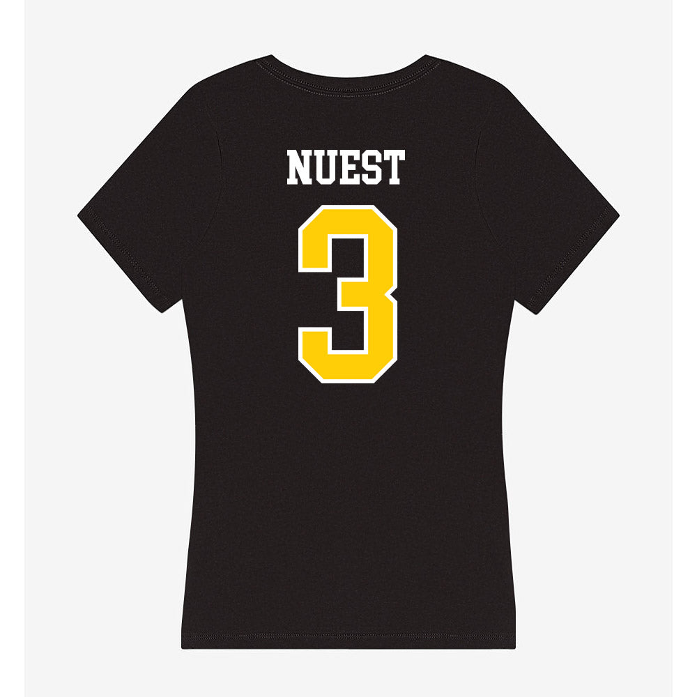 Michigan Tech - NCAA Women's Basketball : Dani Nuest - Women's V-Neck T-Shirt-1