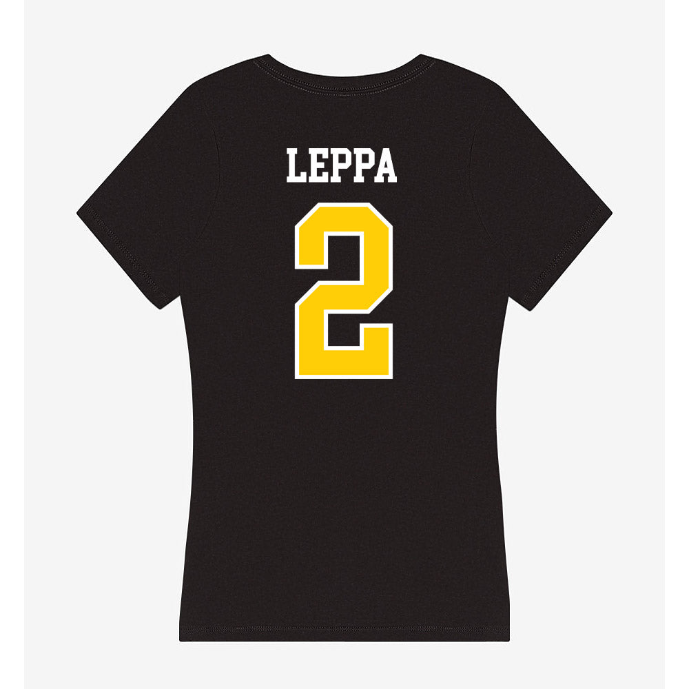 Michigan Tech - NCAA Men's Ice Hockey : Tom Leppa - Women's V-Neck T-Shirt-1