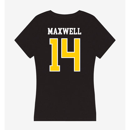Michigan Tech - NCAA Women's Basketball : Kaitlyn Maxwell - Women's V-Neck T-Shirt-1