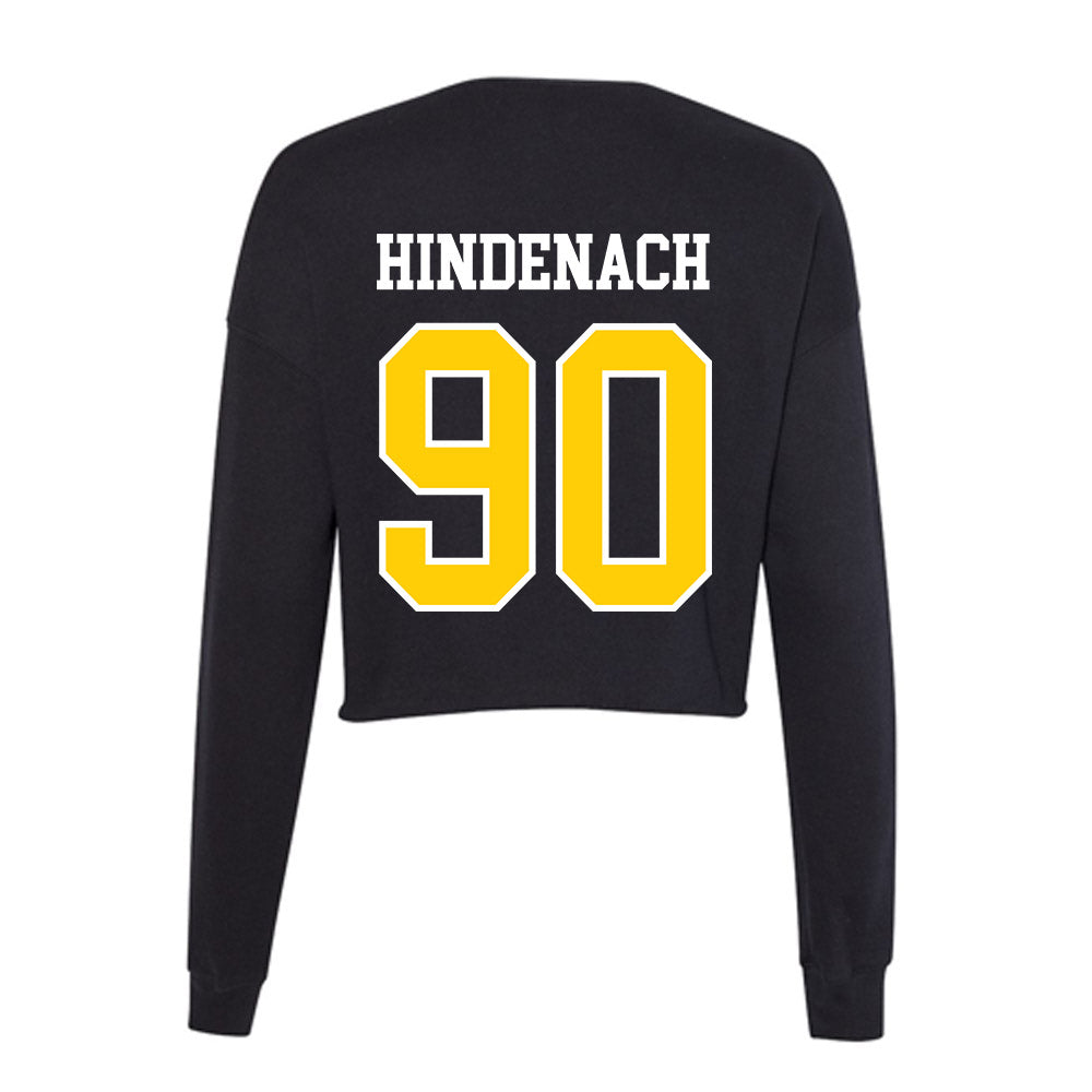 Michigan Tech - NCAA Football : Connor Hindenach - Women's Cropped Crew Fleece-1
