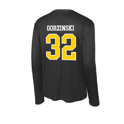 Michigan Tech - NCAA Football : Luke Gorzinski - Activewear Long Sleeve T-Shirt-1