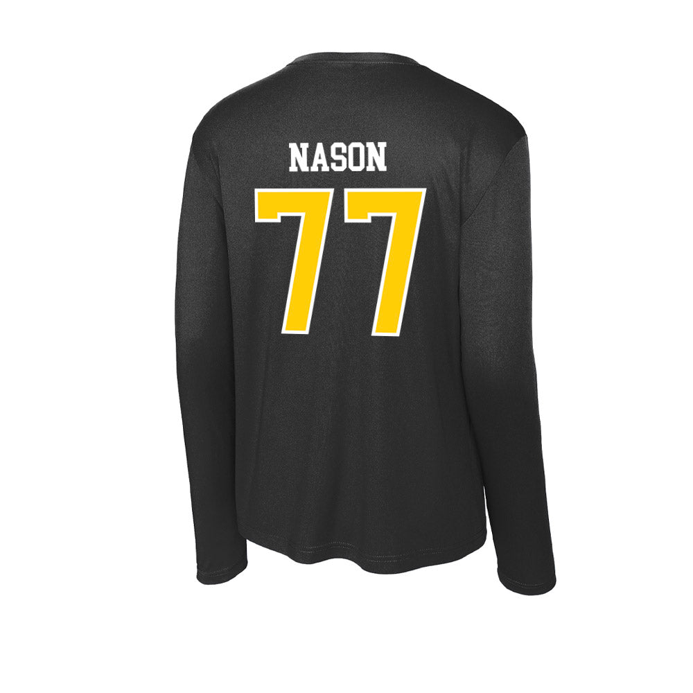 Michigan Tech - NCAA Football : Max Nason - Activewear Long Sleeve T-Shirt-1