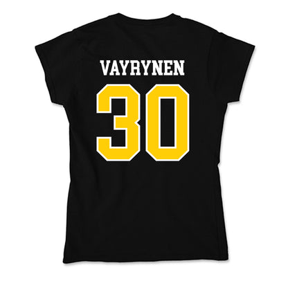Michigan Tech - NCAA Men's Ice Hockey : Max Vayrynen - Soft Style Women’s T-Shirt-1