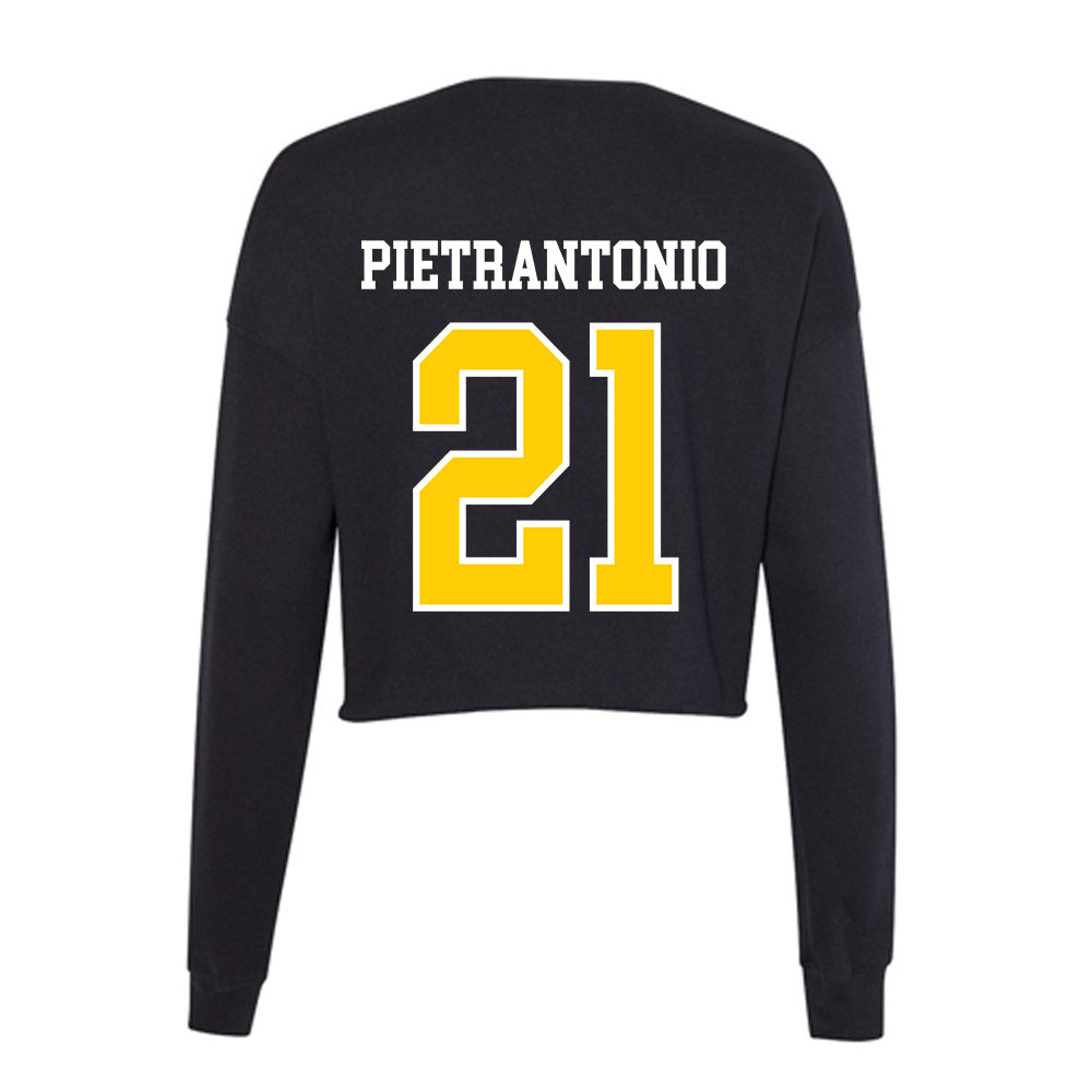 Michigan Tech - NCAA Football : Bryce Pietrantonio - Women's Cropped Crew Fleece-1